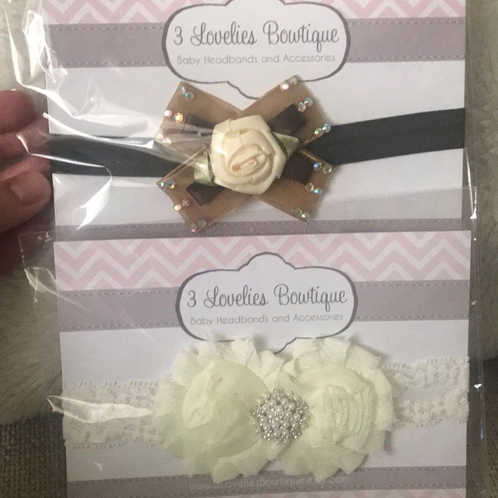 Brand New 2 Baby Girl Headbands